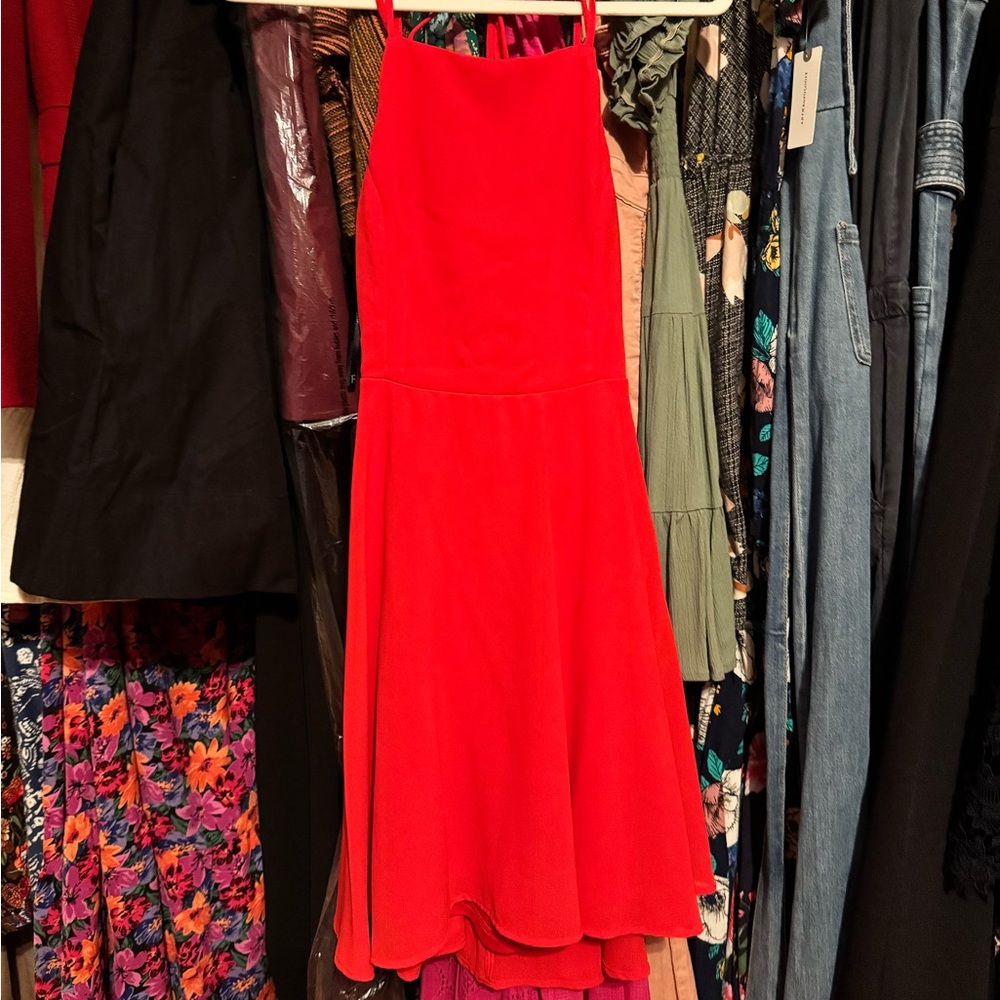 Fun strappy Red Dress